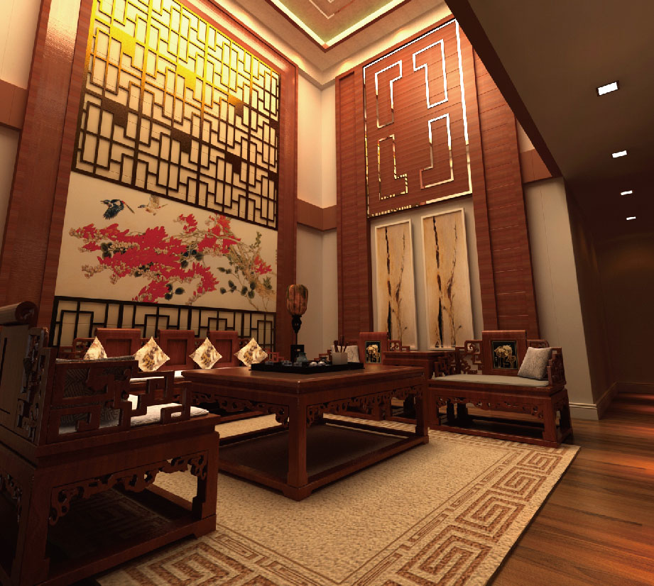 典尚效果圖-客廳